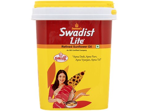 Swadist Lite Refined Sunflower Oil, 13 kg