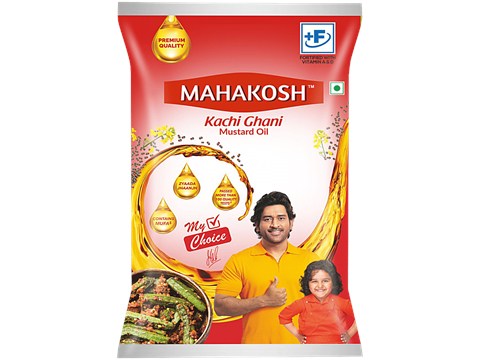 Mahakosh Kachi Ghani Mustard Oil, 850 g
