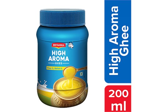 Britannia High Aroma Ghee/Tuppa, 200 ml