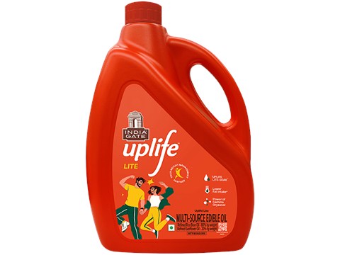 India Gate Uplife Lite Multi-Source Edible Oil, 3 L