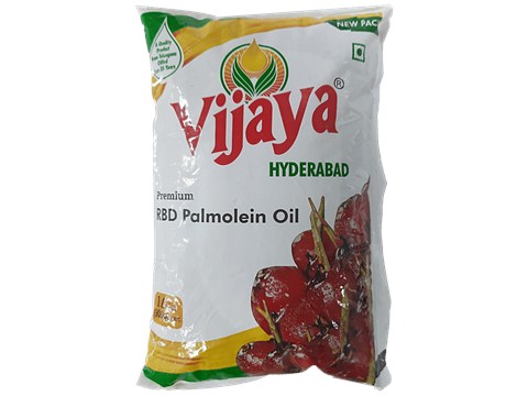Vijaya Premium RBD Palmolein Oil - Rich In Natural & Powerful Antioxidants, 1 L