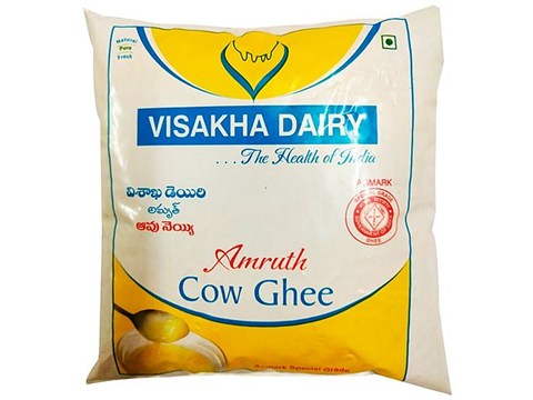 Visakha Dairy Amruth Agmark Cow Ghee, 500 ml