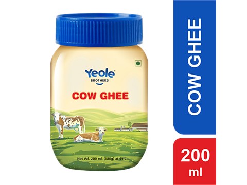 Yeole Pure Desi Cow Ghee, 200 ml