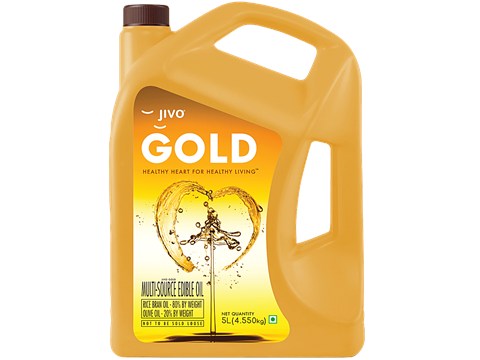 Jivo  Gold Multi-Source Edible Oil, 5 l