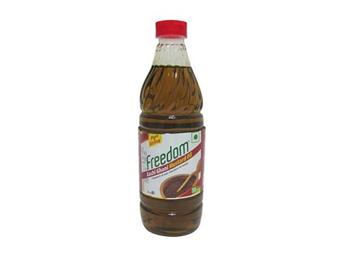 Freedom Kacchi Ghani Mustard Oil, 500 ml