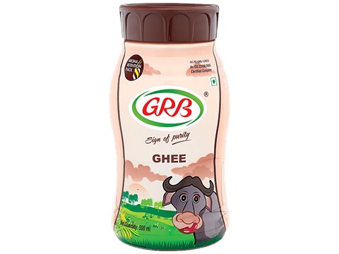 GRB Pure Buffalo Ghee - Rich In Nutrients, 500 ml