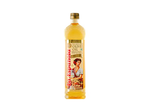 La Espanola Extra Light OliveOil for Indian Cooking - Deep Frying & Baking, 1 L