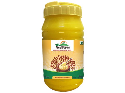 Ved Farm Premium Pure Cow Ghee, 1 L