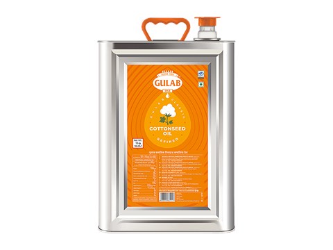 Gulab Oils Refined Cotton Seed Oil, 15 kg