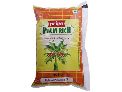 Priya Oil - Palmolein, 1 L