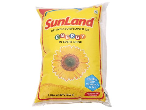Sunland Refined - Sunflower Oil, 1 L