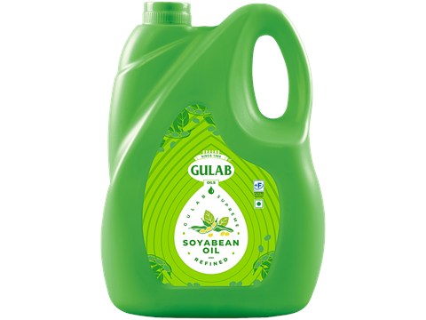 Gulab Oils Refined Soyabean Oil, 4.35 kg