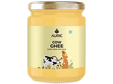 Auric Bilona Cow Ghee - Pure & Natural Desi Ghee, 1 L