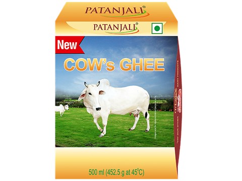 Patanjali Cow Ghee/Tuppa, 500 ml