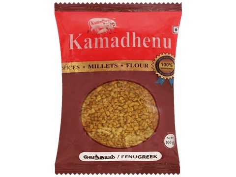 Kamadhenu Fenugreek/Methi Seeds - Stimulate Insulin, Reduces Weight, 100 g