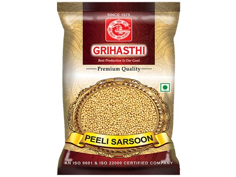 Grihasthi Peeli Sarsoon/Yellow Mustard - Premium, Natural, No Preservatives, 100 g