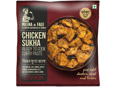 Meena Ki Fauj Chicken Sukha - Ready To Cook Curry Paste, 40 g