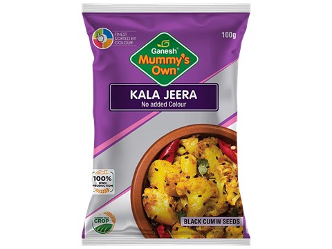 Ganesh Black Cumin Seeds/Kala Jeera Whole, 100 g