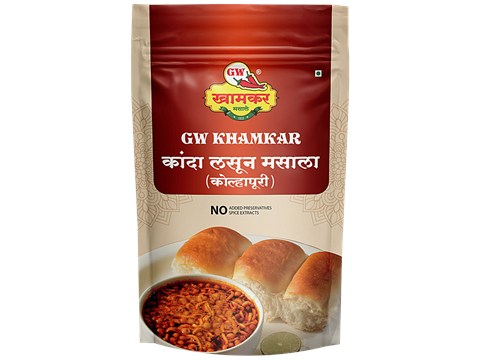 G W Khamkar Masale Kanda Lasun Masala Kolhapuri, 185 g