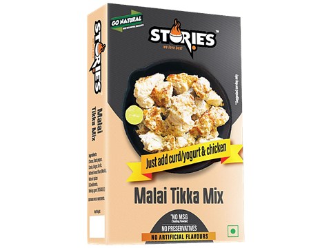 Stories Chicken Malai Tikka Mix - Aromatic Spices Blend, No Artificial Flavours, 50 g