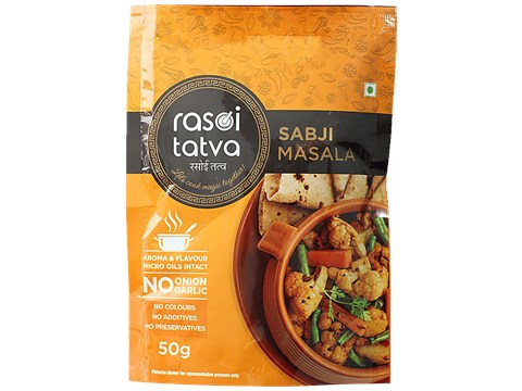 Rasoi Tatva Sabji Masala - Premium Quality, 50 g