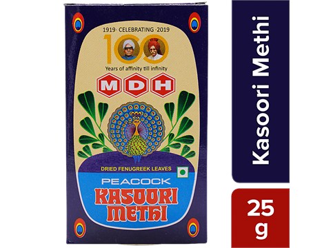 Mdh Peacock Kasoori Methi, 25 g