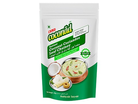 KLF Coconad Instant Coconut Coriander Leaf Chutney - No Preservatives, Rich In Calories, 25 g