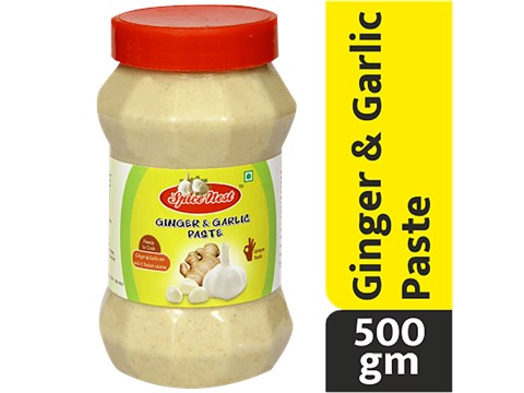 Spice Nest Ginger Garlic Paste - Ready To Use, Taste Enhancer, Aromatic, 500 g