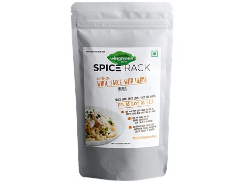 Wingreens Farms Spice Rack  All-In-One White Sauce With Herbs Premix, 50 g