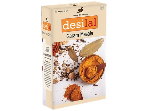 Desilal Garam Masala - Enhances Flavour, 50 g