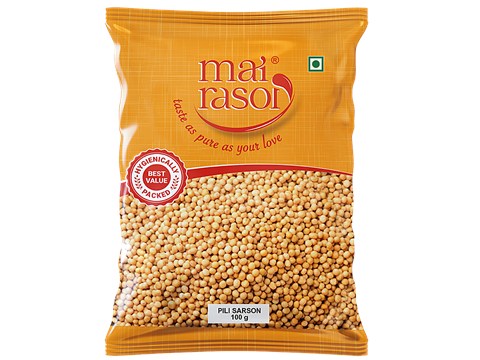 Mai Rasoi Yellow Mustard/Sarson/Rai/Sassvi, 100 g