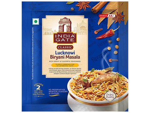 India Gate Classic Lucknowi Biryani Masala, 70 g