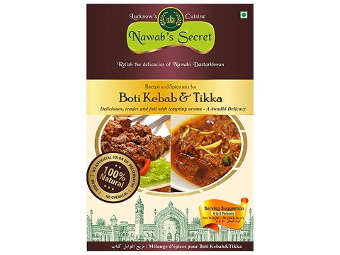 Nawab's Secret Boti Kebab & Tikka - Spice Mix, 50 g