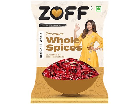Zoff Dried Red Chilli Whole/Guntur Chilli, 100 g
