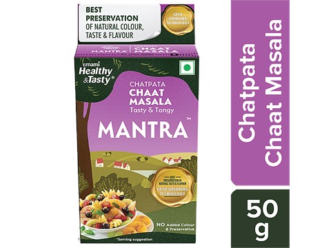 Emami Healthy & Tasty Mantra Chatpata Chat/Chaat Masala, 50 g