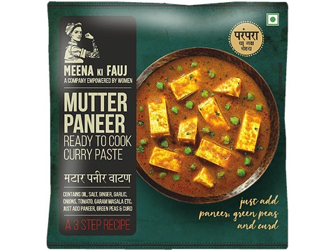 Meena Ki Fauj Mutter Paneer - Ready To Cook Curry Paste, 80 g