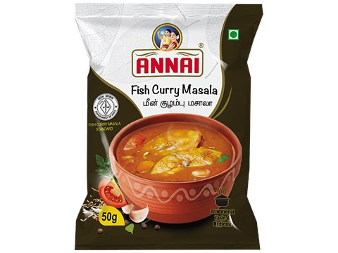ANNAI Fish Curry Masala - Traditional Taste & Hygiene, 50 g