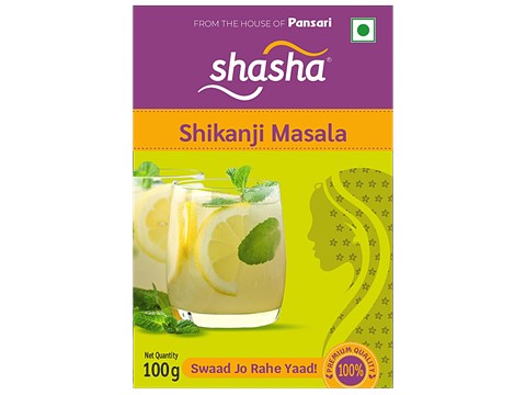 SHASHA Shikanji Masala - Premium Quality, 100 g