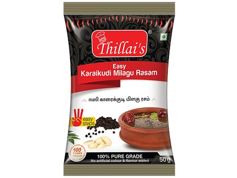 Thillai's Easy Karaikudi Pepper Rasam, 50 g