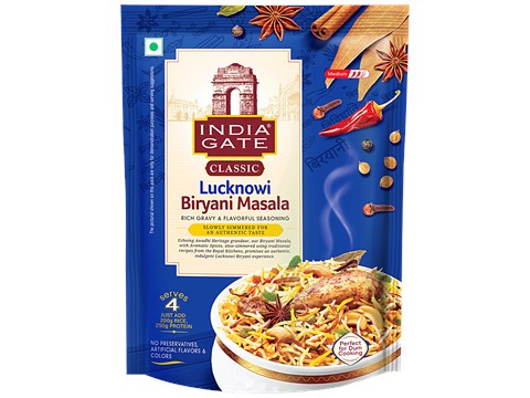 India Gate Classic Lucknowi Biryani Masala, 120 g