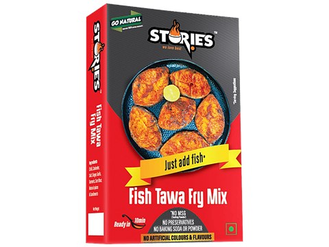 Stories Fish Tawa Fry Mix - Spices Blend, No Artificial Ingredients, Flavours, 50 g