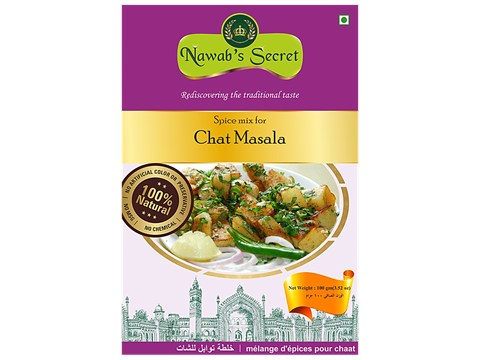 Nawab's Secret Chat Masala - Spice Mix, 100 g