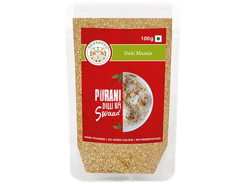 Senseful Dahi Masala - Hand Pounded, Spice Blend, No Preservatives & Colours, 100 g