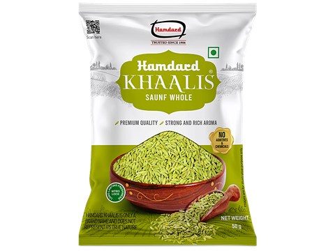 Hamdard Foods Khaalis - Saunf whole, 50 g