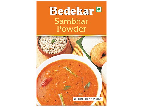 Bedekar Sambhar Powder - Natural & Pure, No Preservatives, 75 g