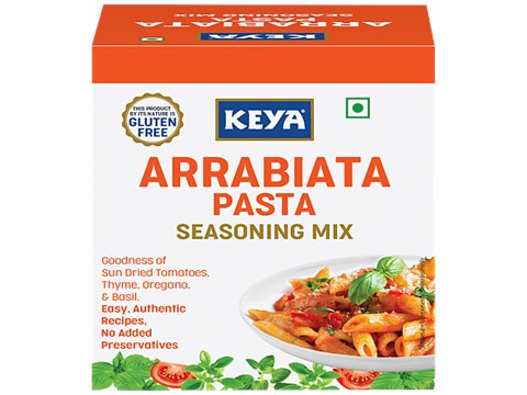 Keya Arrabiata Pasta Seasoning Mix - Easy, Authentic, No Added Preservatives, 60 g