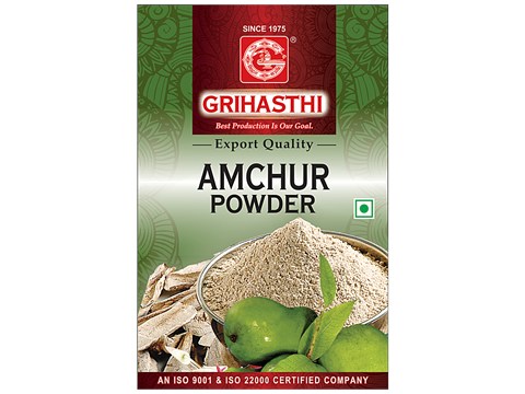 Grihasthi Amchur/Dry Mango Powder - Premium, Natural & Pure, No Preservatives, 100 g