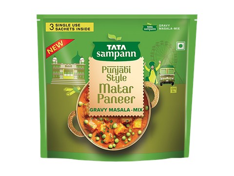 Tata Sampann Punjabi Style Matar Paneer Gravy Masala Mix, 45 g