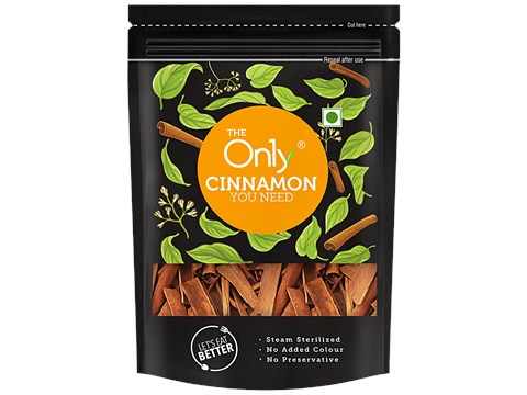 On1y Cinnamon - Steam Sterilized, No Added Colour & Preservative, 40 g