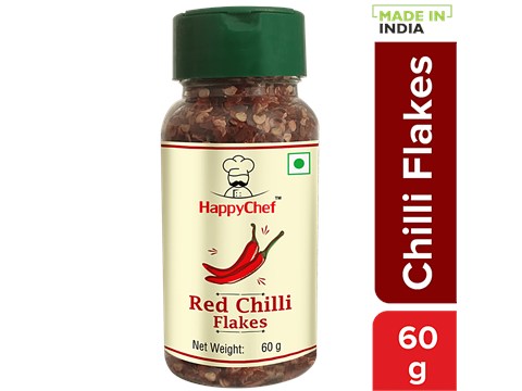 HappyChef Red Chilli Flakes, 60 g